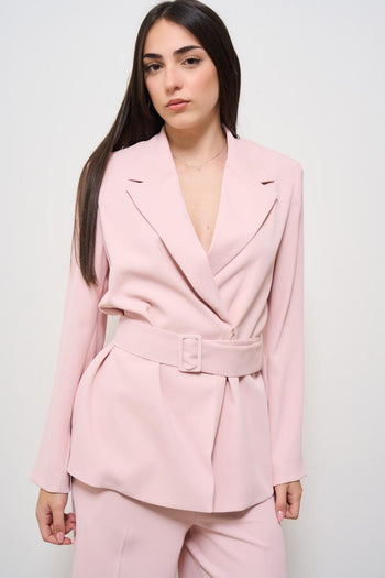 Abito completo donna rosa - 5