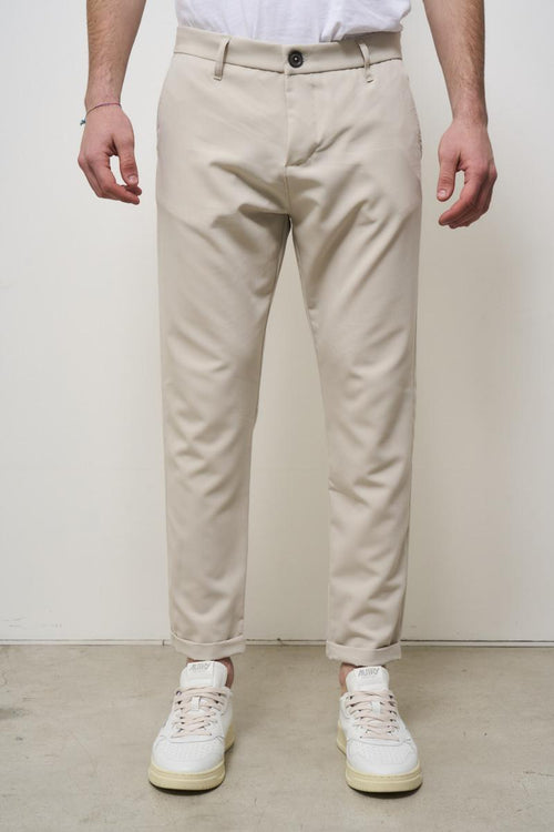 Pantalone uomo panna
