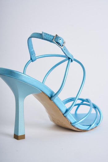 "Neva" sandal in real leather with elongated toe - 7