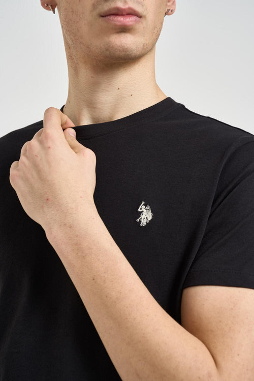 T-shirt uomo girocollo nera - 2