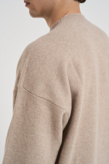 Maglia uomo girocollo beige - 6