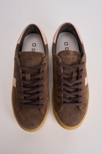 Sneakers donna Hill Low in suede tortora - 5
