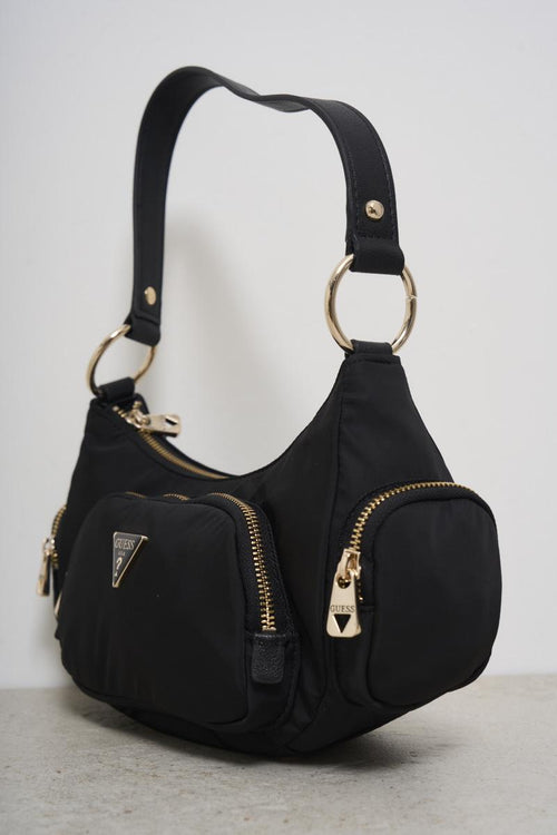 Black women's shoulder bag - 2