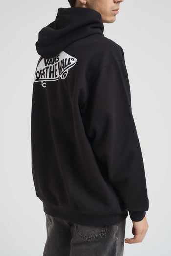 Felpa uomo con cappuccio nera - 5