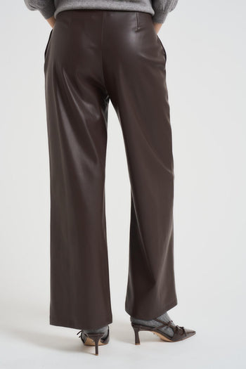 Pantalone ecopelle donna moro - 3