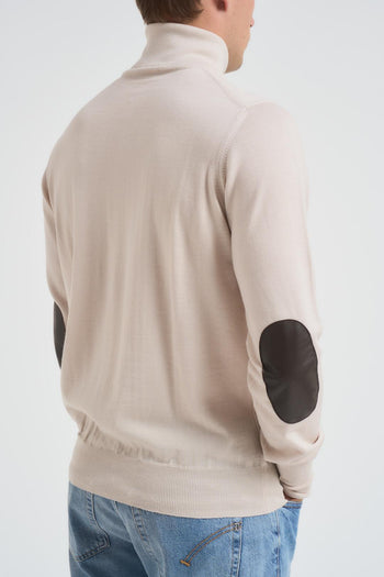 Maglia uomo collo alto stucco - 5