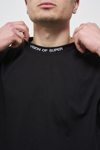 T-shirt uomo girocollo nera - 3