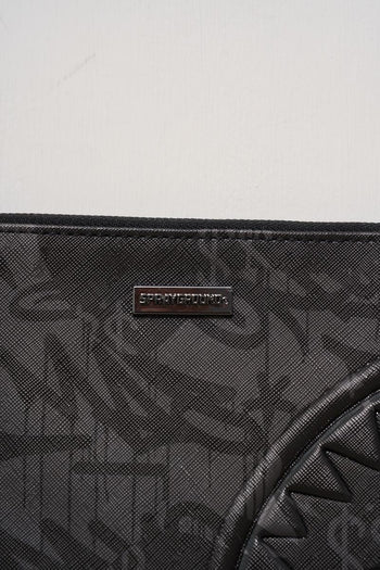 Pochette uomo 3am check nera - 3