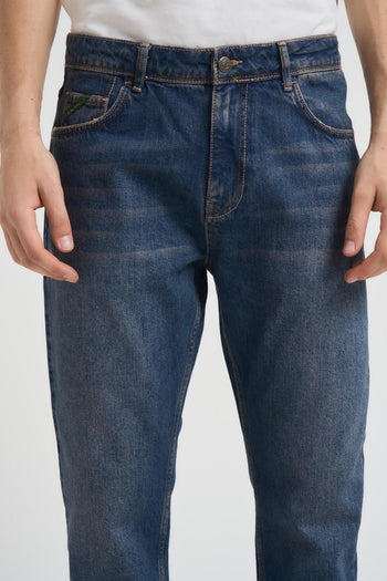 Jeans uomo Yellowstone in denim scuro - 6