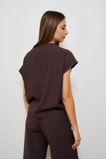 Completo abito donna marrone - 3