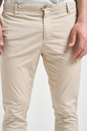 Pantalone uomo slim panna - 5