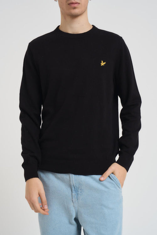 Maglia uomo girocollo nera