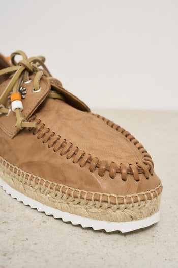 Mocassino uomo in suede marrone - 4