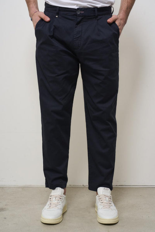 Midnight blue men's trousers - 2