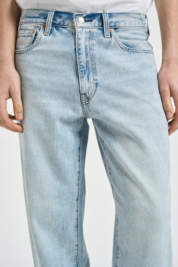 Jeans uomo 568 in denim chiaro - 4