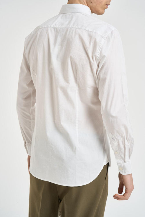 Camicia uomo in popeline bianca - 2