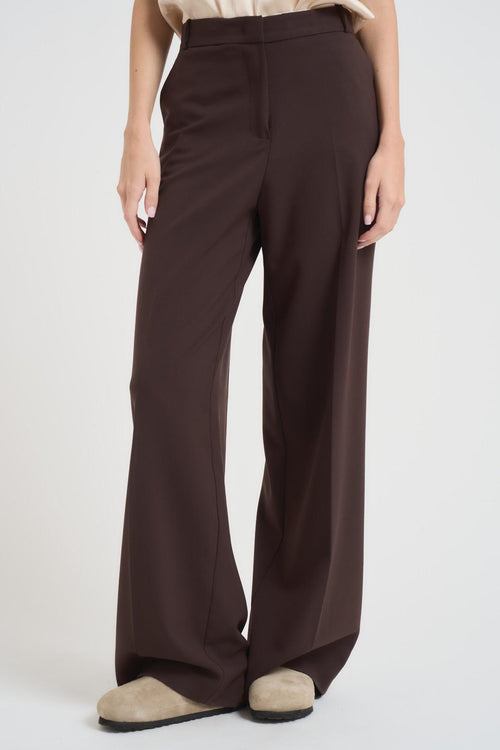 Pantalone ampio donna marrone - 1