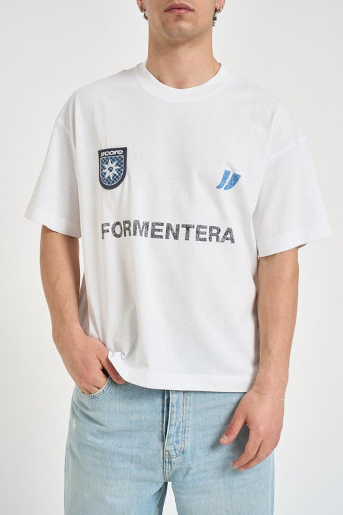 T-shirt uomo girocollo bianca