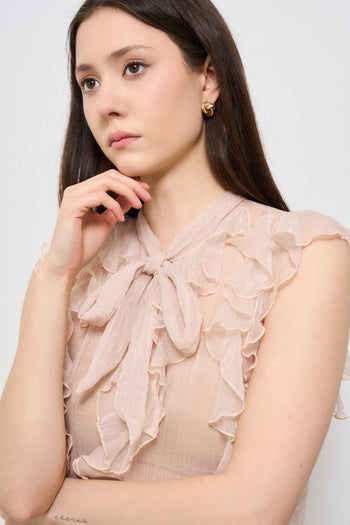 Blusa donna rosa - 3