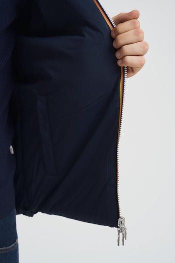 Giubbotto uomo double face verde e blu - 5