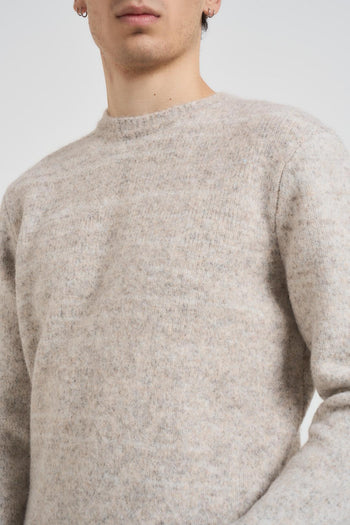 Maglia uomo girocollo beige - 4