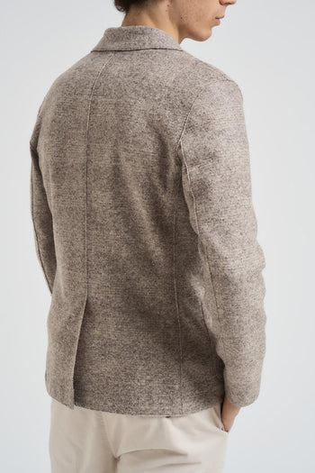Giacca uomo monopetto beige - 5
