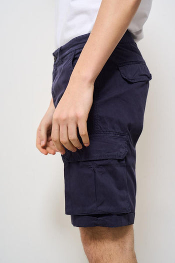 Bermuda uomo cargo blu - 3