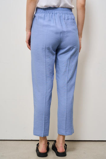 Pantalone donna a sigaretta celeste - 4