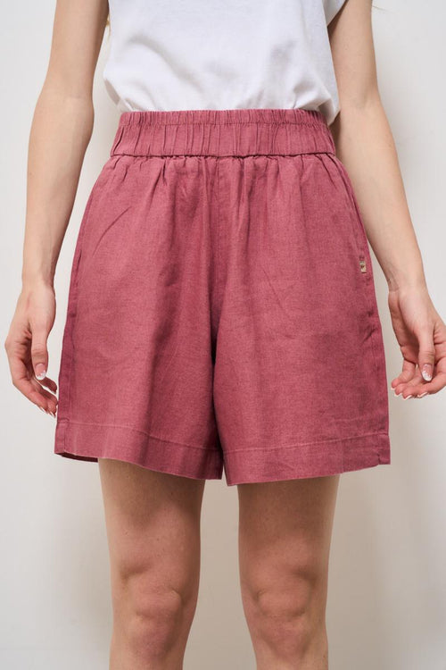 Bermuda donna rosa lampone