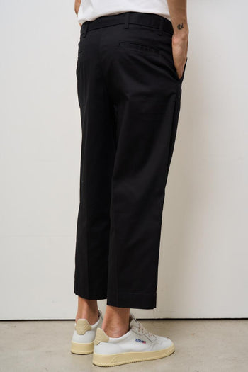 Pantalone uomo nero con cintura - 5