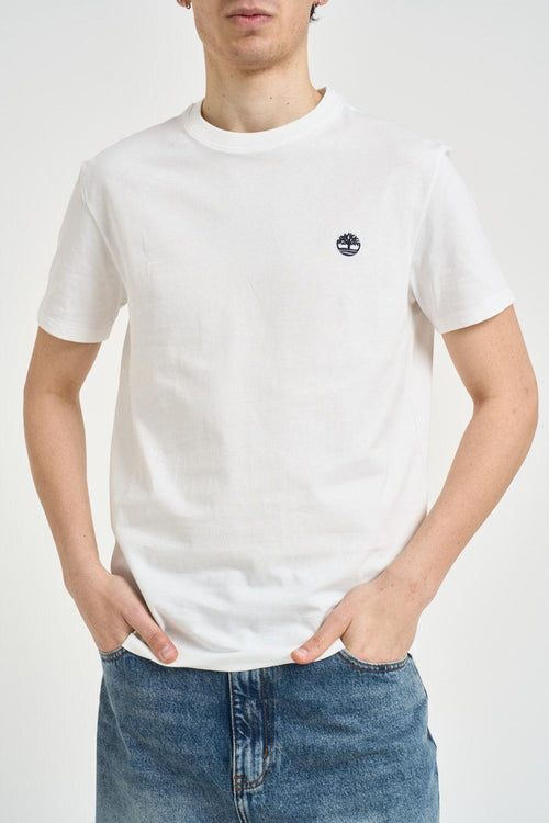 T-shirt donna girocollo bianca