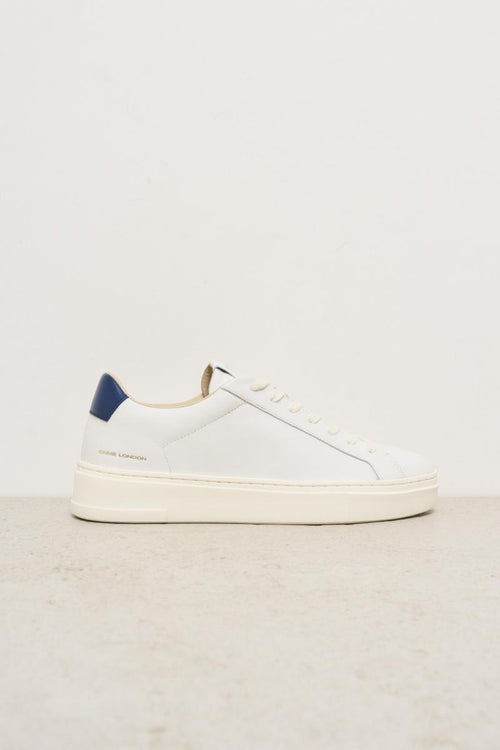 White and blue men's sneakers