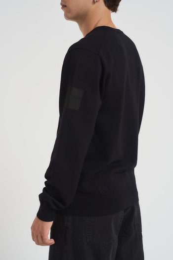 Maglia uomo girocollo nera - 5