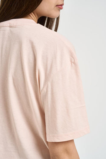 T-shirt donna cropped rosa chiaro - 4