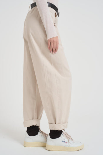 Jeans donna regular panna - 4