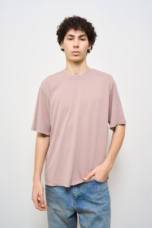 T-shirt uomo girocollo rosa