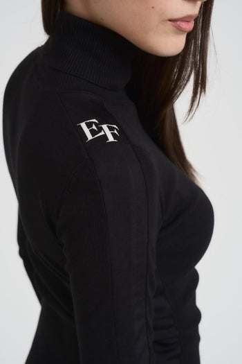 Abito donna aderente nero - 5