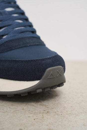 Men's blue and grey sneakers - 4