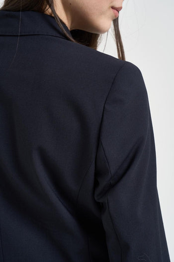 Giacca donna doppiopetto blu - 5
