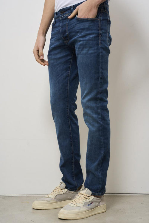 Men's Dark Denim Jeans - 2