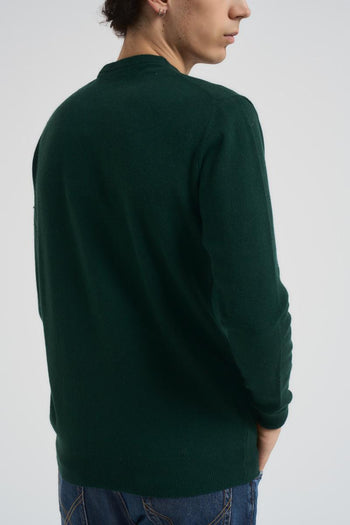 Maglia uomo girocollo verde - 5