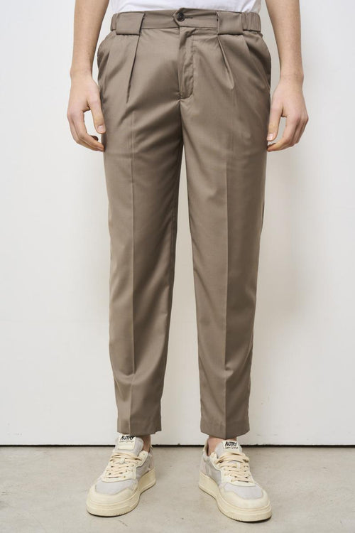 Pantalone uomo regular tortora