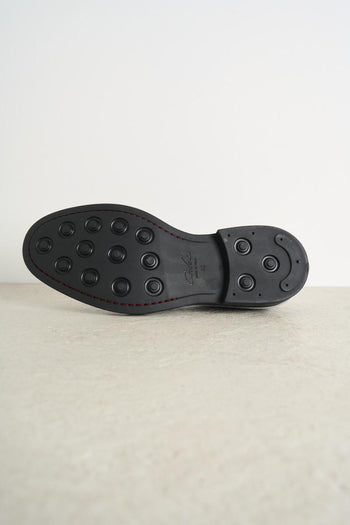Men's shiny black lace-up - 6