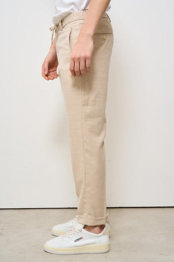 Pantalone uomo regular beige - 3
