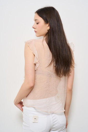 Blusa donna rosa - 5
