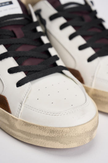 Sneakers uomo Sk 8 bianche e marroni - 5