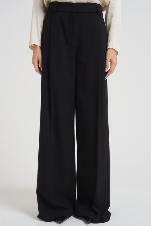 Pantalone donna a palazzo nero
