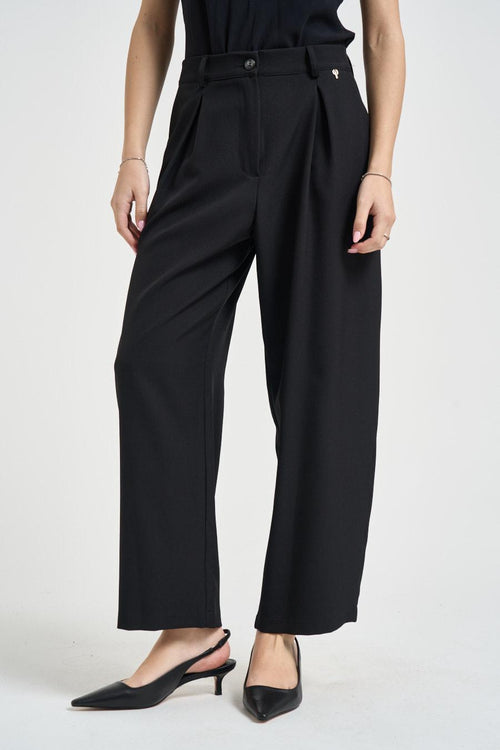 Pantalone donna balloon nero - 2