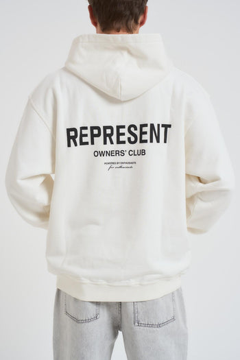 Felpa uomo con cappuccio bianca - 4