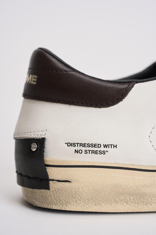 Sneakers uomo nera effetto vintage - 2